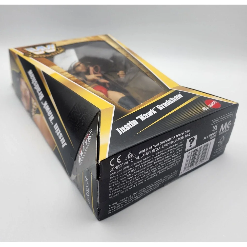 Mattel WWE Elite Legends Series 25‎ Justin Hawk Bradshaw New In Box Sealed